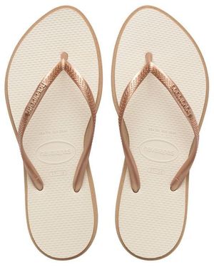Havaianas Slim Point Flip Flops - Natural