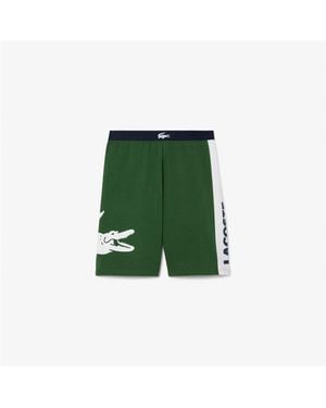 Lacoste Fleece Lounge Shorts - Green