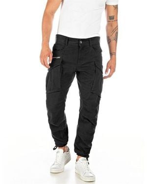 Replay Joe Cargo Trousers - Black