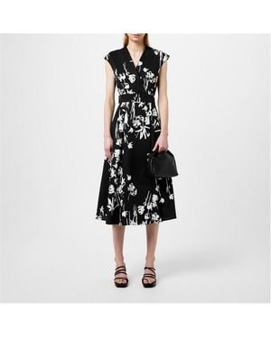Marella Taxi Wrap Dress - Black