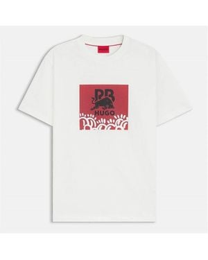 Hugo x RB X Vcarb By Slawn Graphic T-Shirt - White