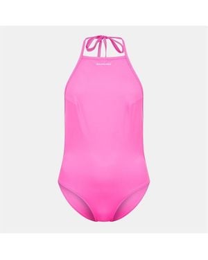 Balenciaga Bal Swimsuit in Pink | Lyst UK