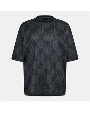 Daily Paper Mesh Logo T-Shirt - Black