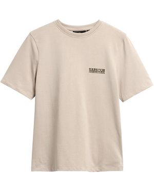 Barbour Colletta Cotton Short-Sleeve Slim-Fit T-Shirt - Natural