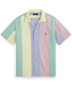 Polo Ralph Lauren Fun Seersucker Short-Sleeve Patterned Shirt - Multicolour