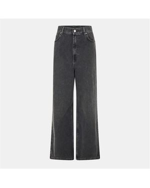 Axel Arigato Clara Wide Leg Jeans - Grey