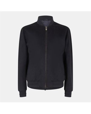 Pal Zileri Structured Bomber Jacket - Black