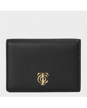 Tiffany & Co. Flp Cardigan Holder 99 Card Holder - Black
