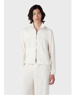 Emporio Armani Bomber Jacket - White