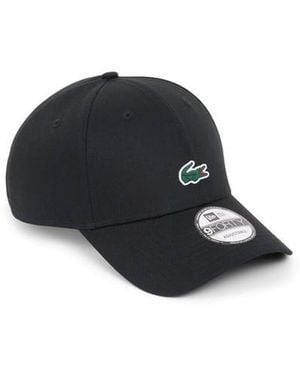 Lacoste X New Era 9Forty Croc Logo Cap - Black