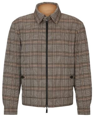 BOSS Coverse Formal Jacket - Brown