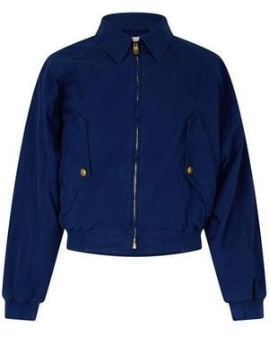 Versace Overdyed Jkt Sn64 - Blue