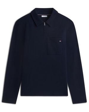 Tommy Hilfiger 1/4 Zip Fleece - Blue