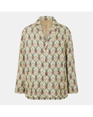 Gucci Weather Resistant Breathable Softshell Jacket - Natural