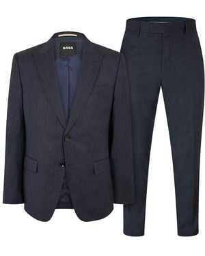 BOSS H Huge Peak Suit - Blue