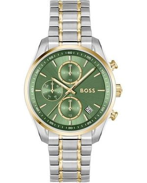 BOSS Ladies' Grand Tour Bracelet 38Mm Multifunction Watch - Green