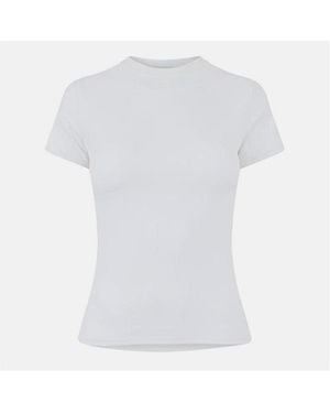 Mars the Label Sculpt Short Sleeve Top - White