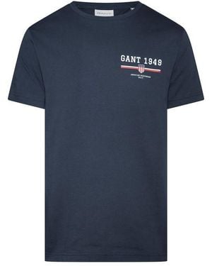 GANT Graphic T-Shirt - Blue