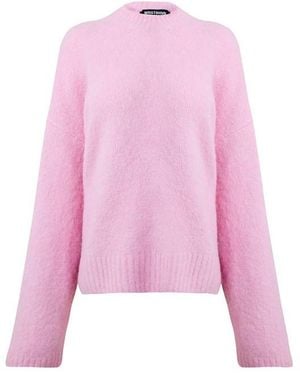 WRSTBHVR Crew Neck Jumper - Pink