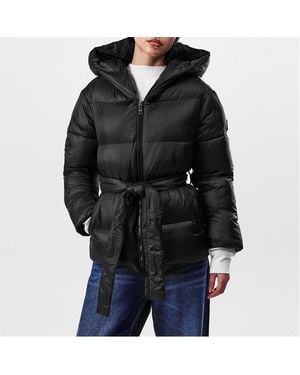 BOSS Peruni Long Sleeve Short Puffer Jacket - Black