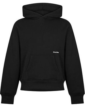 About Blank Badge Hoodie - Blue