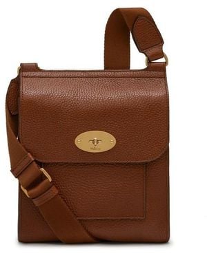 Mulberry Small Antony Leather Messenger Bag - Brown
