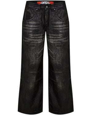 Jaded London Ash Faux Leather Colossus - Black