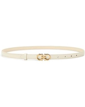 Ferragamo Leather Belt - Natural