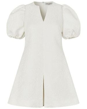 Stine Goya Pleated Mini Dress - White