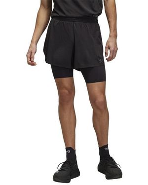 Y-3 Running Shorts + Tights - Black