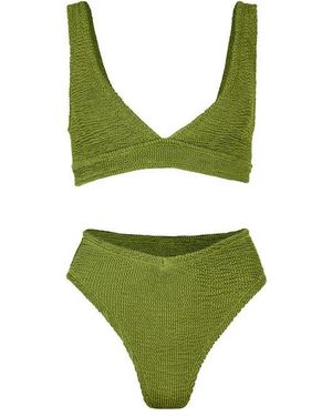 Hunza G Angel Bikini Set - Green