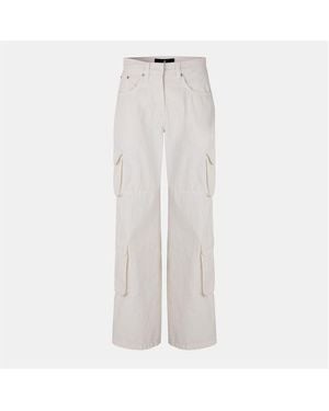 Represent Fender Cargo Trousers, Ample Pockets - White