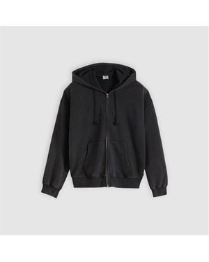 Levi's Hayes Boxy Fz Hoodie - Black