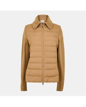 Moncler Clr Cardi Ld54 - Natural