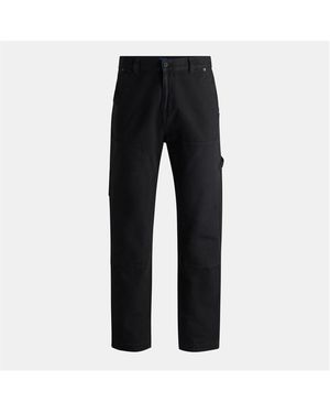 HUGO Tapered-Fit Trousers - Black