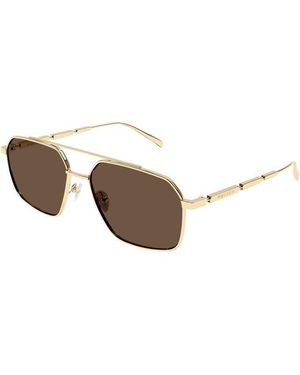 McQueen Aviator Sunglasses - Brown