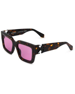 Off-White c/o Virgil Abloh Oeri14D Mystic Sunglasses - Brown