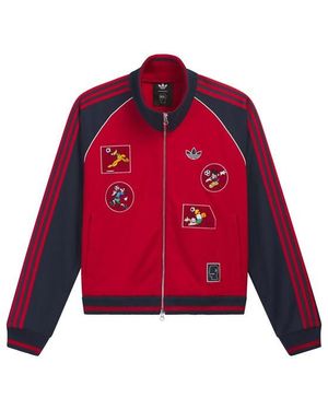 BRAIN DEAD X ADIDAS Tracksuit Top - Red