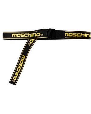 Moschino Accessories Leather Belt - Black