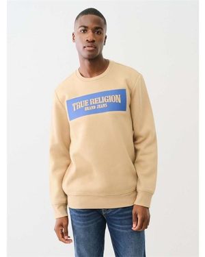 True Religion Logo Sweatshirt - Blue