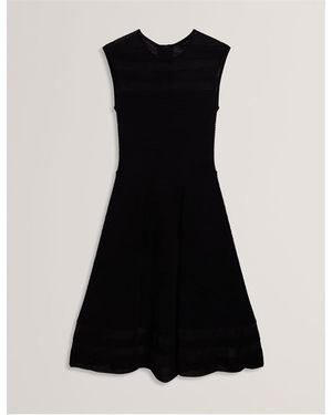 Ted Baker Knitted Jumper Dress - Black