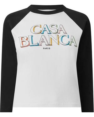 CASABLANCA Casa Stack Tee Ld64 - Black