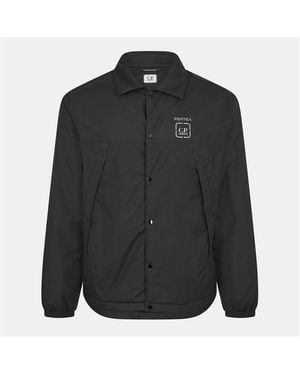 CP COMPANY METROPOLIS Pertex Overshirt - Black