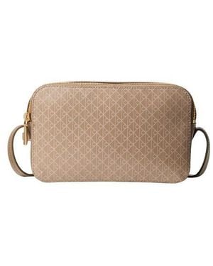 Calvin Klein All Over Print Camera Bag - Natural
