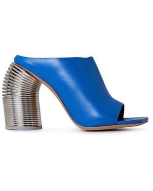 Off-White c/o Virgil Abloh Slinky High Heel Mules - Blue