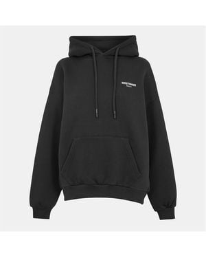 WRSTBHVR Studio Over-The-Head Relaxed Fit Hoodie - Blue