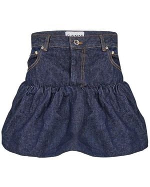 Ganni Denim Skirt - Blue