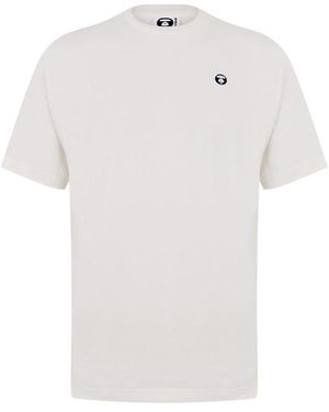 Aape Logo Patch T-shirt - White