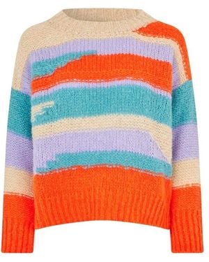 Lolly's Laundry Maxima Cable Knit Jumper - Orange