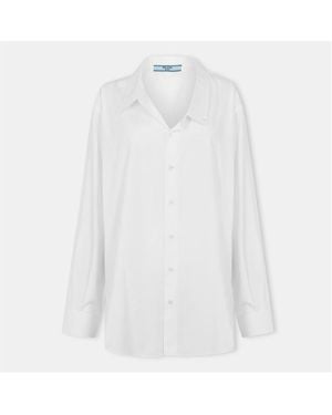 Prada Long Sleeve Blouse - White